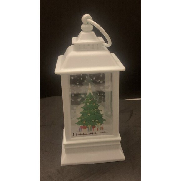 Candle LED Light Up Lantern Christmas Lamp Xmas Tree Hanging Ornament - Picture 1 of 7